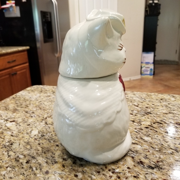 🍁Host Pick🍁VTG 50's Shawnee Puss N Boots Cat Cookie Jar  Pitcher Salt & Pepper - Picture 5 of 16